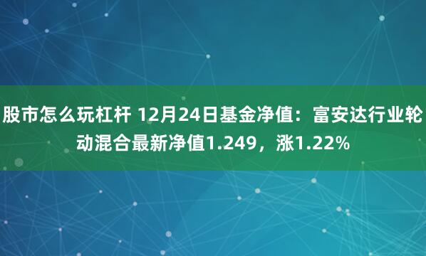 股市怎么玩杠杆 12月24日基金净值：富安达行业轮动混合最新净值1.249，涨1.22%