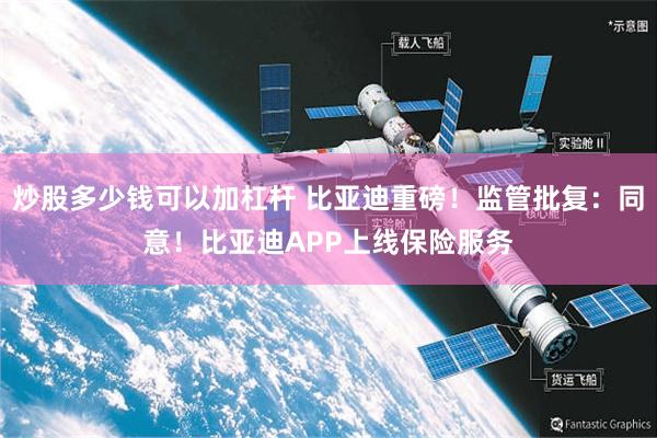 炒股多少钱可以加杠杆 比亚迪重磅！监管批复：同意！比亚迪APP上线保险服务