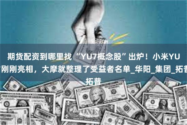 期货配资到哪里找 “YU7概念股”出炉！小米YU7刚刚亮相，大摩就整理了受益者名单_华阳_集团_拓普